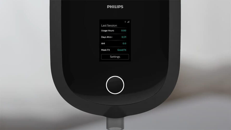 Philips DreamStation 2 CPAP advanced Menus and comfort features