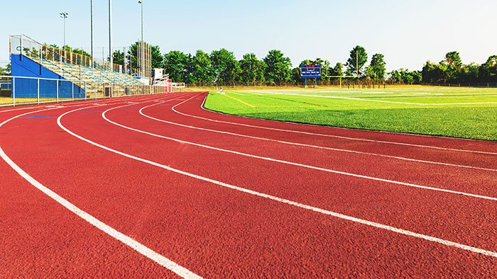 Stadium for running