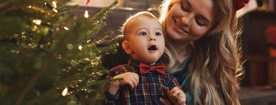 Tree decoration, baby proof tips
