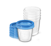 Philips Avent breastfeeding milk storage cups