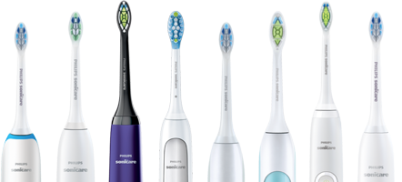 Philips Sonicare toothbrushes range