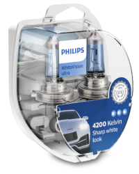 Philips H4 RacingVision GT200 Headlight Bulb, 60/55W, 3600K