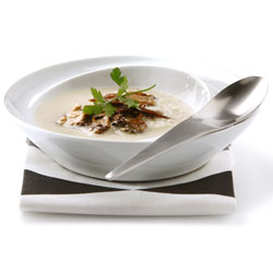 Almond Soup With Cèpe Mushrooms | Philips