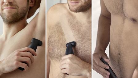 body groomer comfortable on all body parts
