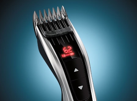 Hair clipper 7000: control buttons
