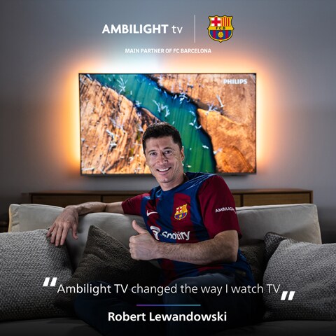 FC Barcelona players Lewandowski