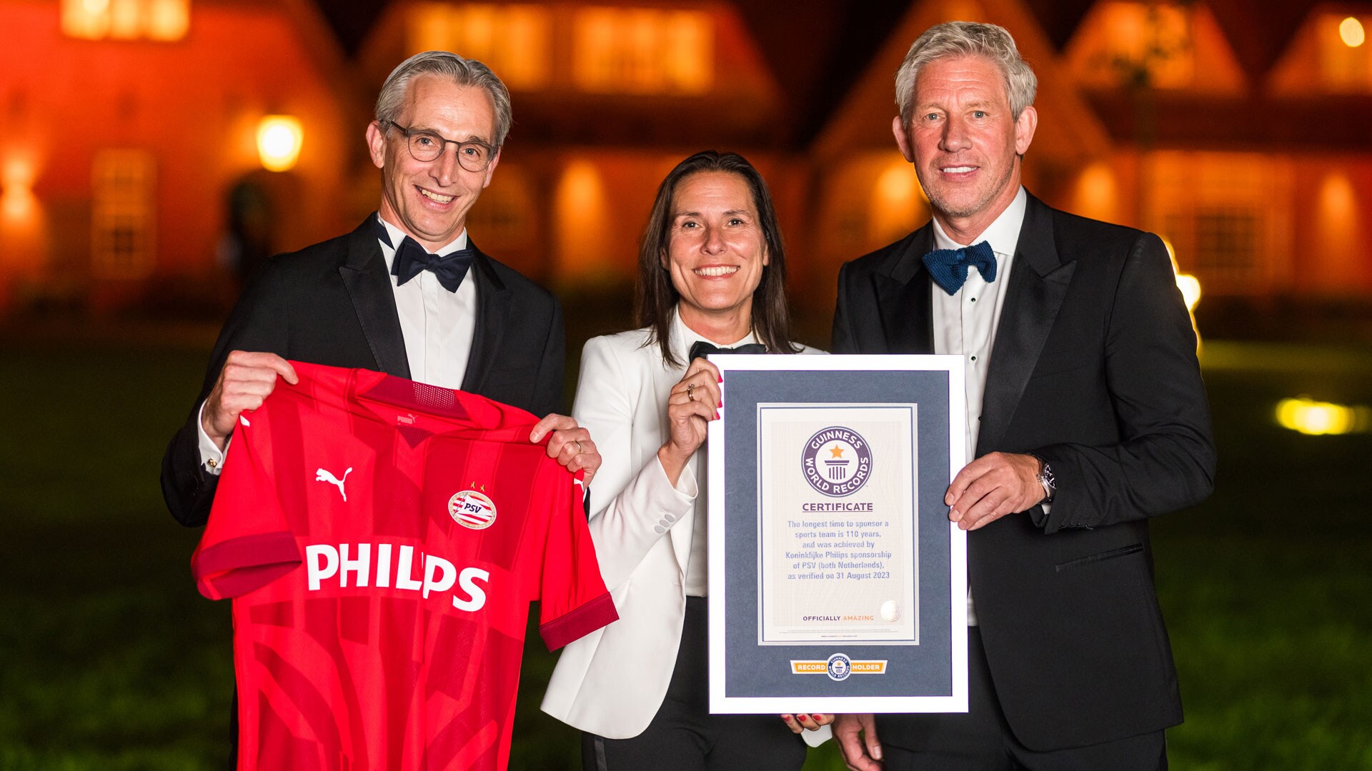 World record set by Philips and football club PSV